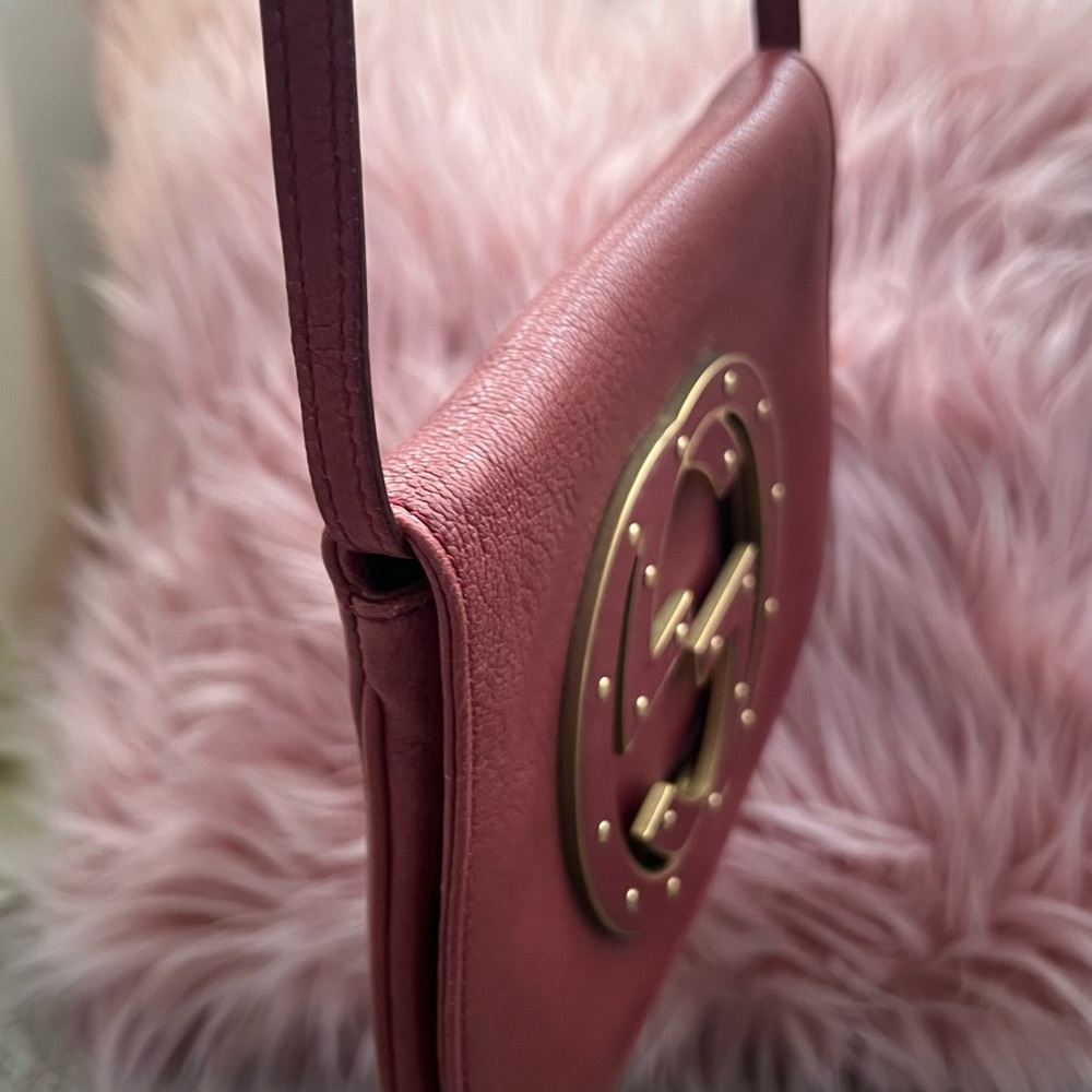 Authentic Gucci black monogram canvas shoulder bag